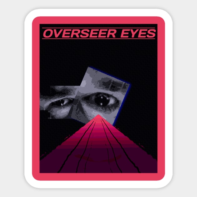 Overseer eyes. Dark V2 Sticker by Cybertrunk